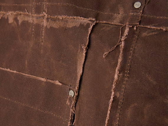 Brown Wax Work Bag