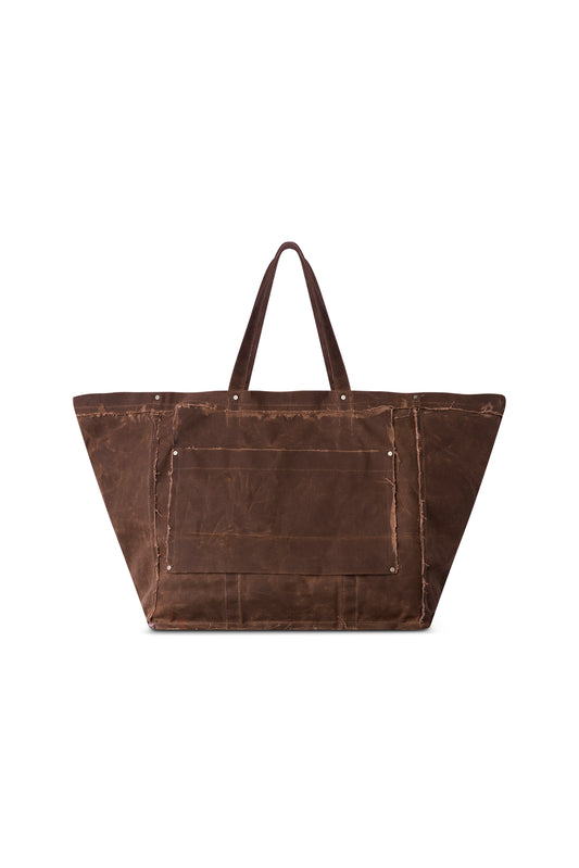 Brown Wax Work Bag