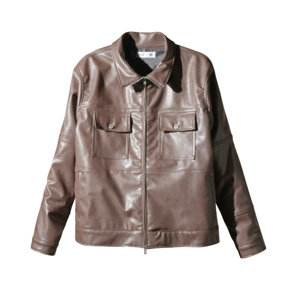 Leather Stitch Jacket